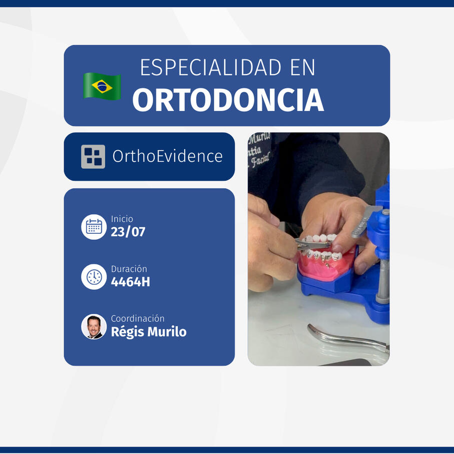 Especialidad en Ortodoncia